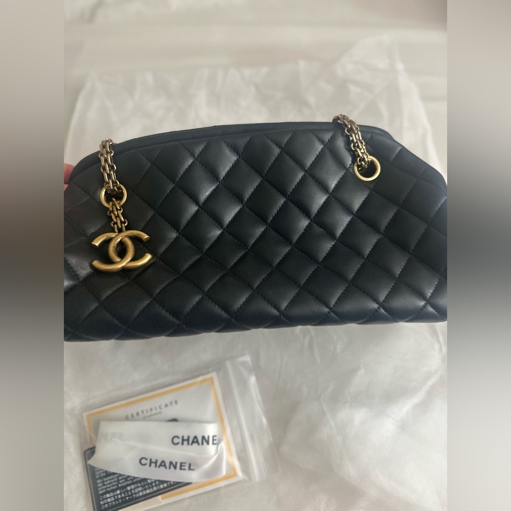 Authentic CHANEL Mademoiselle bowling bag